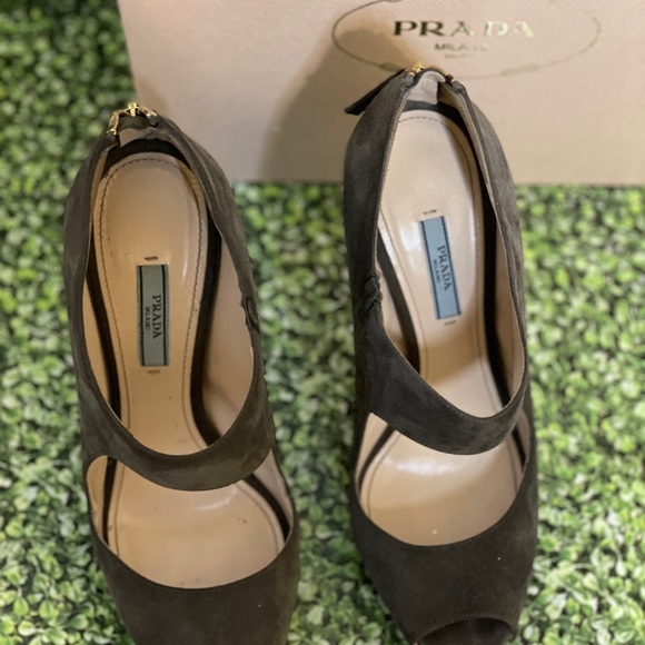 PRADA CAMOSCIO 1 GRIGIO - Picture 2 of 4